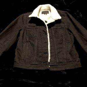 Paige Black Jean Jacket